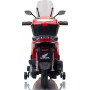 Moto Elettrica Scooter Per Bambini Honda SH350 12V con Ruote in Gomma Bauletto MP3 Luci a Led Sedile in Pelle Full Optional