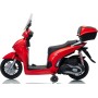 Moto Elettrica Scooter Per Bambini Honda SH350 12V con Ruote in Gomma Bauletto MP3 Luci a Led Sedile in Pelle Full Optional