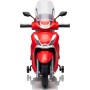 Moto Elettrica Scooter Per Bambini Honda SH350 12V con Ruote in Gomma Bauletto MP3 Luci a Led Sedile in Pelle Full Optional