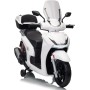 Moto Elettrica Scooter Per Bambini Honda SH350 12V con Ruote in Gomma Bauletto MP3 Luci a Led Sedile in Pelle Full Optional