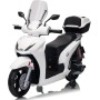 Moto Elettrica Scooter Per Bambini Honda SH350 12V con Ruote in Gomma Bauletto MP3 Luci a Led Sedile in Pelle Full Optional