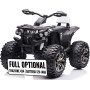 Quad Elettrico 4x4 per Bambini con 4 Potenti Motori Batteria Potenziata 12V - 14Ah Jungle ATV Ammortizzatori Luci LED fino 30 kg
