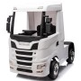 Camion Elettrico per Bambini Scania 500R 12V con Sedile in Pelle Telecomando Ruote in Gomma