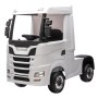 Camion Elettrico per Bambini Scania 500R 12V con Sedile in Pelle Telecomando Ruote in Gomma
