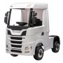 Camion Elettrico per Bambini Scania 500R 12V con Sedile in Pelle Telecomando Ruote in Gomma