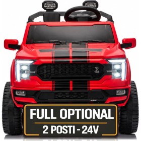 Nuovo Ford Shelby 24V Auto Elettrica Macchina per Bambini Maxi Fuoristrada 2 Posti con Telecomando