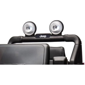 Luci Rollbar + Coppia Supporti Jeep Rubicon per Bambini