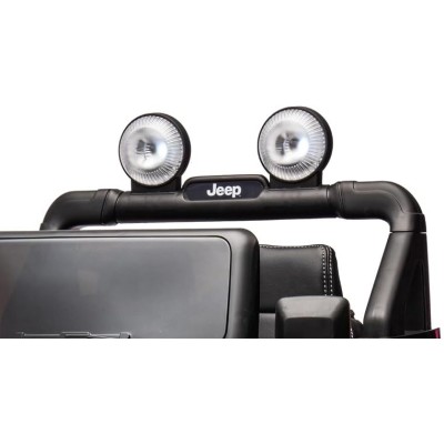 Luci Rollbar + Coppia Supporti Jeep Rubicon per Bambini