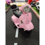 Piaggio Mini Vespa GTS Elettrica per Bambini con Sedile in Pelle Batteria 6Volt Nuova da Esposizione PINK