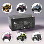 Batteria Ricaricabile 24V 7Ah AGM al Piombo per Auto Elettriche, Quad e Moto Bambini