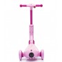 Monopattino Elettrico per Bambini 6V a 3 Ruote con Luci LED 2 in 1 Elettrico e a Spinta Portata 30 kg - Rosa