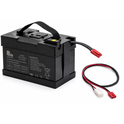 Mondial Toys Batteria al piombo ricaricabile da 24V 7Ah trasportabile per veicoli elettrici per bambini