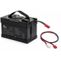 Mondial Toys Batteria al piombo ricaricabile da 24V 7Ah trasportabile per veicoli elettrici per bambini + cavo
