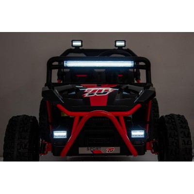 Auto Elettrica per Bambini 24V Viper X Buggy UTV 2 Posti con 2 Potenti Motori 6-12 Anni Velocità 15 km/h Ruote in Gomma