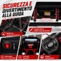 Auto Elettrica per Bambini 24V Viper X Buggy UTV 2 Posti con 2 Potenti Motori 6-12 Anni Velocità 15 km/h Ruote in Gomma
