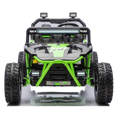 Auto Elettrica per Bambini 24V Viper X Buggy UTV 2 Posti con 2 Potenti Motori 6-12 Anni Velocità 15 km/h Ruote in Gomma