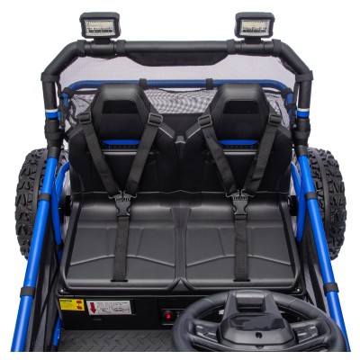 Auto Elettrica per Bambini 24V Viper X Buggy UTV 2 Posti con 2 Potenti Motori 6-12 Anni Velocità 15 km/h Ruote in Gomma