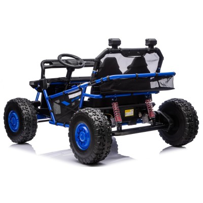 Auto Elettrica per Bambini 24V Viper X Buggy UTV 2 Posti con 2 Potenti Motori 6-12 Anni Velocità 15 km/h Ruote in Gomma