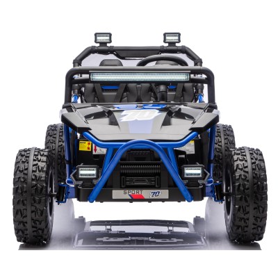 Auto Elettrica per Bambini 24V Viper X Buggy UTV 2 Posti con 2 Potenti Motori 6-12 Anni Velocità 15 km/h Ruote in Gomma
