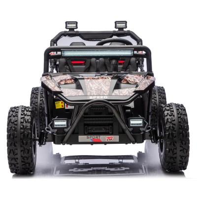 Auto Elettrica per Bambini 24V Viper X Buggy UTV 2 Posti con 2 Potenti Motori 6-12 Anni Velocità 15 km/h Ruote in Gomma