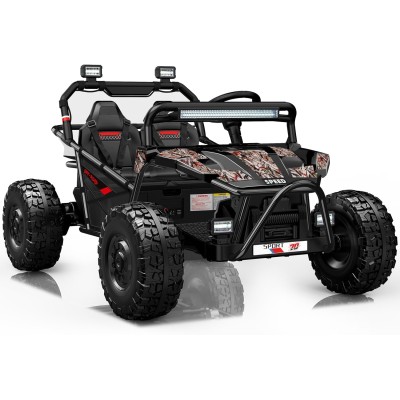 Auto Elettrica per Bambini 24V Viper X Buggy UTV 2 Posti con 2 Potenti Motori 6-12 Anni Velocità 15 km/h Ruote in Gomma