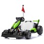 Go Kart Elettrico Porsche per Bambini 24V con Sedile Regolabile 6-12 Anni Luci LED 2 Velocità Modalità Drift