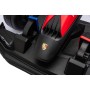 Go Kart Elettrico Porsche per Bambini 24V con Sedile Regolabile 6-12 Anni Luci LED 2 Velocità Modalità Drift