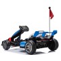 Go Kart Elettrico Porsche per Bambini 24V con Sedile Regolabile 6-12 Anni Luci LED 2 Velocità Modalità Drift