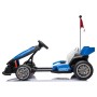 Go Kart Elettrico Porsche per Bambini 24V Ruote in Gomma Eva Nylon Sedile Regolabile 6-12 Anni Luci LED 2 Velocità Drift