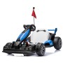 Go Kart Elettrico Porsche per Bambini 24V con Sedile Regolabile 6-12 Anni Luci LED 2 Velocità Modalità Drift