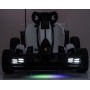 Go Kart Elettrico Porsche per Bambini 24V con Sedile Regolabile 6-12 Anni Luci LED 2 Velocità Modalità Drift