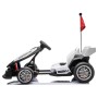 Go Kart Elettrico Porsche per Bambini 24V con Sedile Regolabile 6-12 Anni Luci LED 2 Velocità Modalità Drift