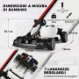 Go Kart Elettrico Porsche per Bambini 24V con Sedile Regolabile 6-12 Anni Luci LED 2 Velocità Modalità Drift