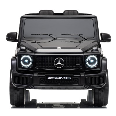 Mercedes G63 AMG 12V Auto Elettrica Bambini 2 Motori Telecomando Sedile in Pelle Cintura 5 Punti Ruote in Gomma Full Optional