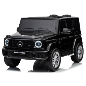 Mercedes-AMG G63 12V Auto Elettrica per Bambini con 2 Motori Sedile in Pelle Cintura 5 Punti Ruote in Gomma Full Optional