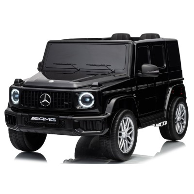 Mercedes-AMG G63 12V Auto Elettrica per Bambini con 2 Motori Sedile in Pelle Cintura 5 Punti Ruote in Gomma Full Optional