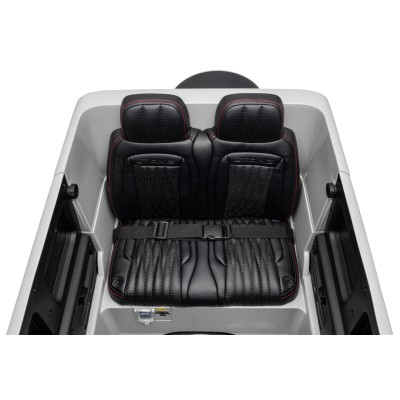 Mercedes G63 AMG 12V Auto Elettrica Bambini 2 Motori Telecomando Sedile in Pelle Cintura 5 Punti Ruote in Gomma Full Optional