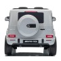 Mercedes-AMG G63 12V Auto Elettrica per Bambini con 2 Motori Sedile in Pelle Cintura 5 Punti Ruote in Gomma Full Optional