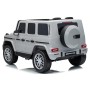 Mercedes-AMG G63 12V Auto Elettrica per Bambini con 2 Motori Sedile in Pelle Cintura 5 Punti Ruote in Gomma Full Optional