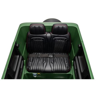 Mercedes G63 AMG 12V Auto Elettrica Bambini 2 Motori Telecomando Sedile in Pelle Cintura 5 Punti Ruote in Gomma Full Optional