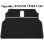 Sedile in Pelle Imbottito con 2 Cinture di Sicurezza Indipendenti a 3 Punti Porsche Taycan 24V + Tappetino