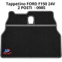 Sedile in Pelle Imbottito per Ford F150 24V con 2 Cinture di Sicurezza Indipendenti a 3 Punti + Tappetino Stilizzato
