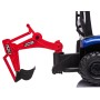 Trattore Cavalcabile Elettrico per Bambini JCB 24V Escavatore con Braccio Scavatore Bulldozer Retroescavatore 4 in 1