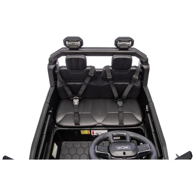 Macchina Elettrica Chevrolet Silverado ZR2 24V Maxi Fuoristrada 2 Posti per Bambini Telecomando Bluetooth Carico Massimo 60 Kg