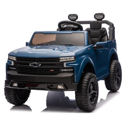 Macchina Elettrica Chevrolet Silverado ZR2 24V Maxi Fuoristrada 2 Posti per Bambini Telecomando Bluetooth Carico Massimo 60 Kg
