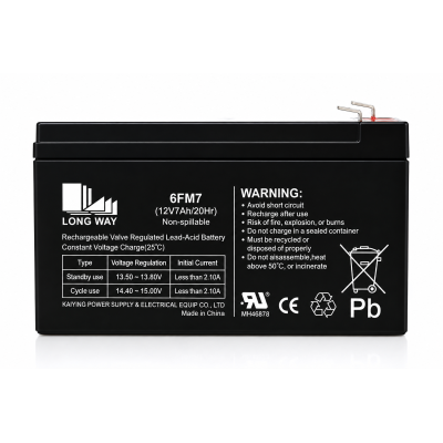Batteria 12V 7Ah Ricaricabile al Piombo Sigillata Veicoli Elettrici per Bambini