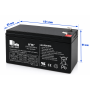 Batteria 12V 7Ah Ricaricabile al Piombo Sigillata Veicoli Elettrici per Bambini