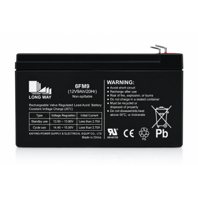 Batteria 12V - 9AH Ricaricabile al Piombo Sigillata Veicoli Elettrici per Bambini