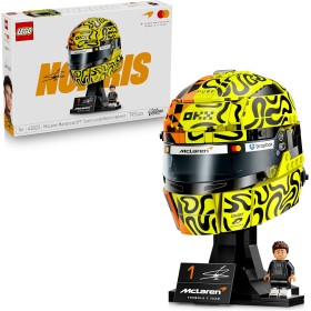 LEGO Editions 43023 Casco di Lando Norris McLaren Mastercard F1 Team con Minifigure da Collezione