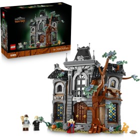 LEGO Icons 11383 Maniero della Sindaca Casa Stregata 3D con Interni in Stile Gotico e 3 Minifigure Fosforescenti